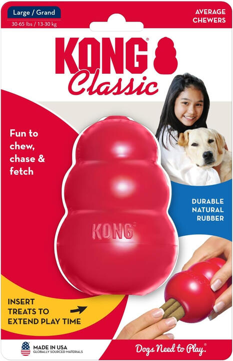 Kong Classic (My "secret weapon" to keep Rigatoni busy)